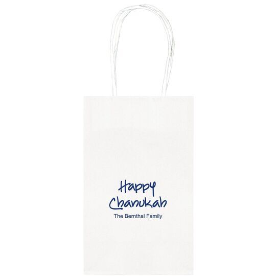 Studio Happy Chanukah Medium Twisted Handled Bags